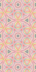 Abstract Kaleidoscope Geometry Psychedelic Art Pattern Background Wallpaper