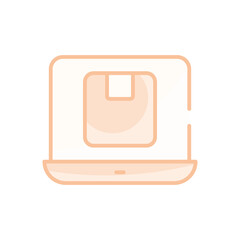 Obraz premium Online Delivery vector icon