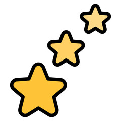 Fototapeta premium Gold Star Icon