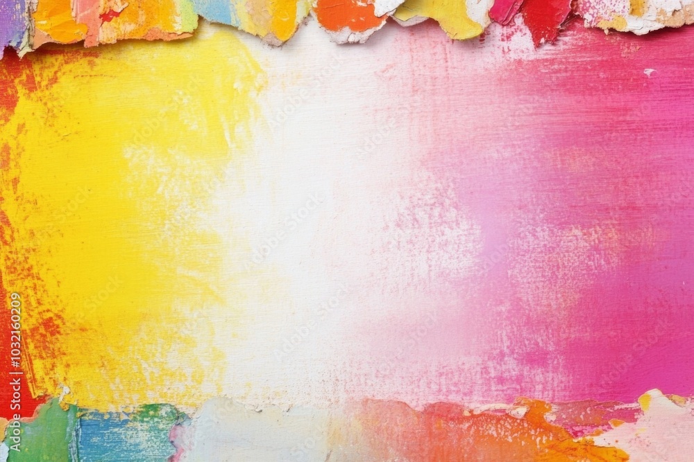 Aufkleber vibrant abstract textures with colorful paint strokes in modern art style
