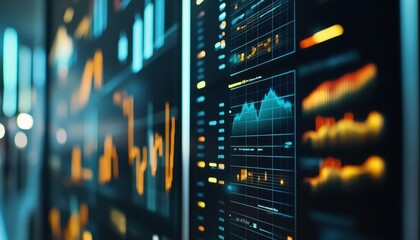 Obraz premium Advanced system for reporting finance and operations metrics in analysis