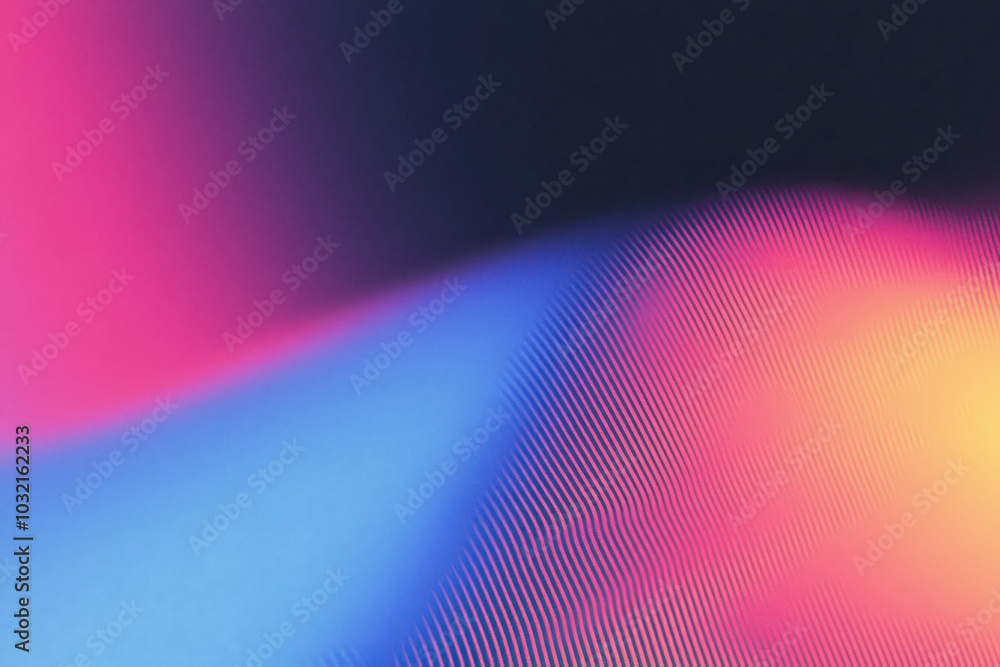 Poster vibrant abstract colorful background with smooth flowing lines and gradients. perfect for modern des