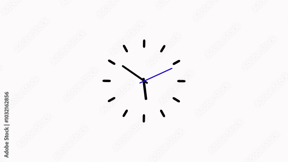 Aufkleber timer, clock, stopwatch isolated vector icon. timer icon set, timer from 10 to 60 minutes, vector il