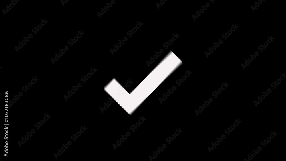 Poster tick icon vector symbol icon, checkmark, isolated gradient vector icon. tick mark icon button set ch