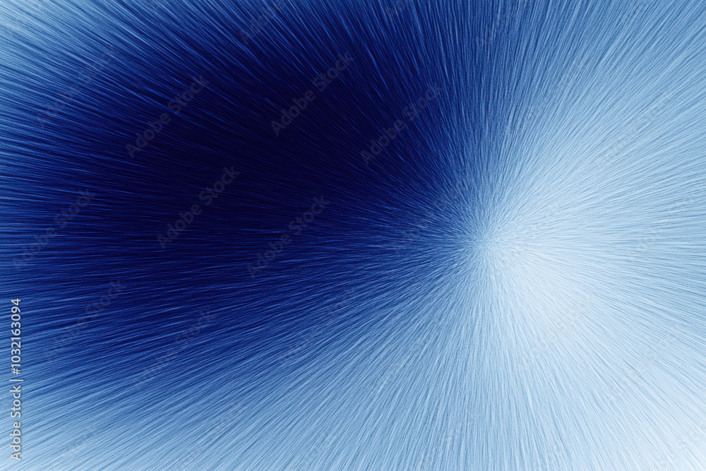 Poster abstract gradient with dynamic lines, blending shades of blue and white, creating a sense of motion 