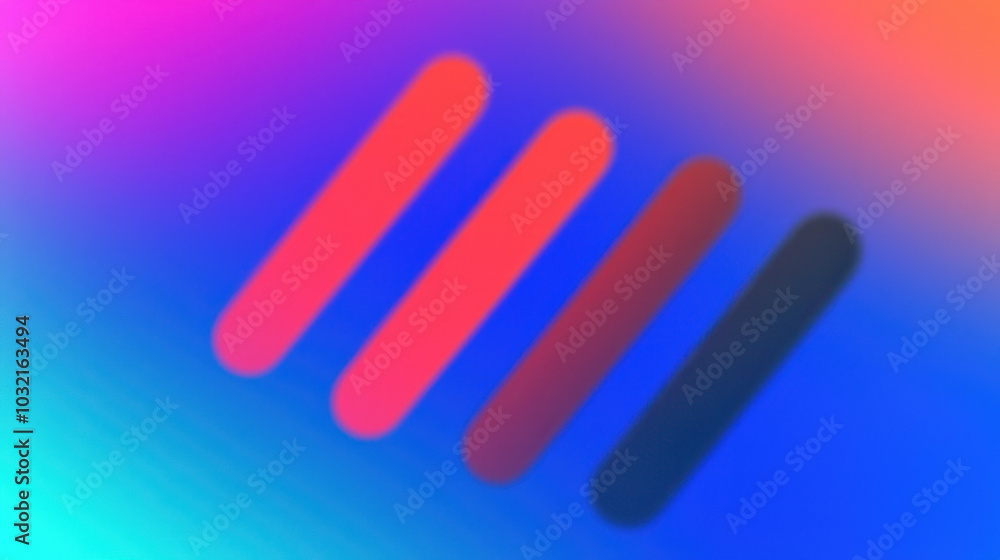 Poster abstract colorful background with vivid gradients and dynamic shapes creating a modern artistic feel