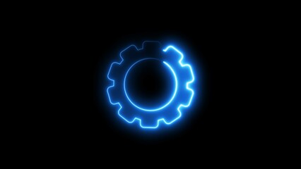 Gear icon set. Gear Settings symbol, cogwheel. Functions symbol. simple icons Update, upgrade, configuration, customization, options, progress bar and installation concept icons isolated.