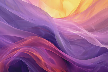 Fototapeta premium Abstract background with bright colors and abstract patterns in purple and yellow gradient shades.