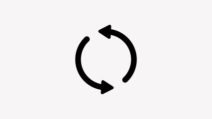 Refreshing Refresh Icon for User Interface and Functionality Graphics Ideal for Representing Refresh Actions and Interface Updates. Refresh icon set. Reload icon vector. 