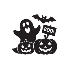 Halloween vector, Happy Halloween  abstract set. Bohemian mystical magic collection clip art hand drawing style. creative contemporary aesthetic doodle elements . Halloween  symbol.