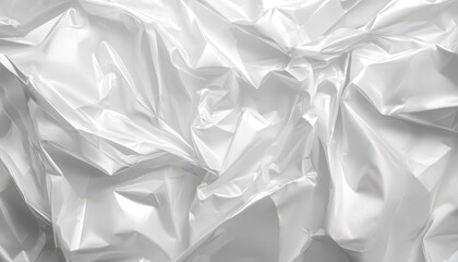 Crumpled plastic wrap texture overlay for vinyl and CD cover design mockup