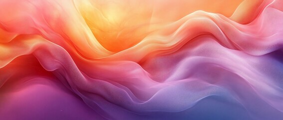 Obraz premium A vibrant abstract design featuring flowing colors and soft textures.