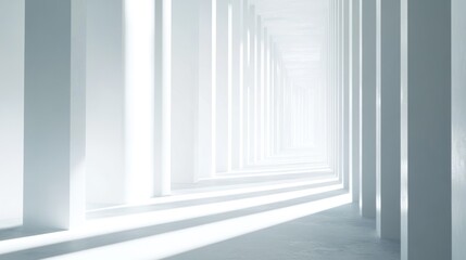 White Pillars and Light