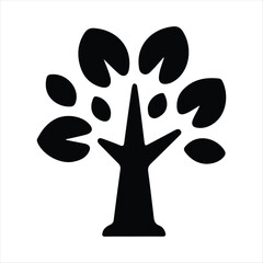 Tree icon. Tree symbol vector art design.