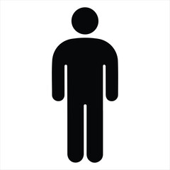 Man icon . Man symbol. Man icon art vector design. Monochrome icon