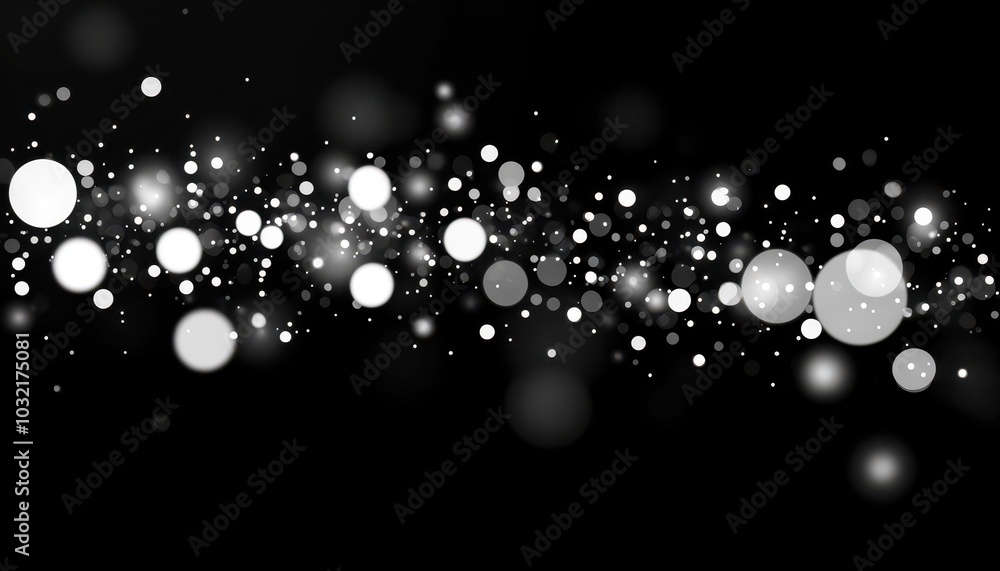 Poster abstract silver glitter bokeh background creating a dazzling effect with highlights