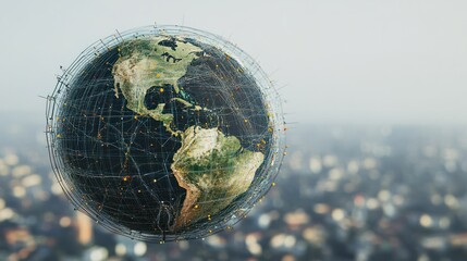 Boosting data transfer and communication worldwide with digital globe connectivity