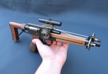 Wheellock Pistol Crossbow A small crossbow with a wheel lock fir