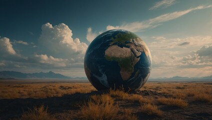 sunrise over the earth