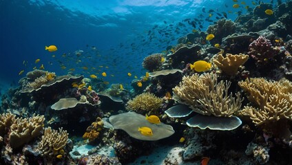 Obraz premium coral reef with fish