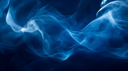 Fototapeta premium Ethereal Mystical Smoke Flowing in Mesmerizing Abstract Shapes