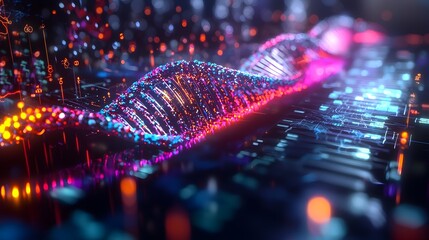 Holographic DNA Analysis Interface for Biopharmaceutical Research and Medical Innovation