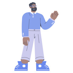 Businessman. Flat Vector Illustration