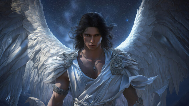 Raguel, the angel from the Bible, specifically from the New Testament, embodies his grandeur and glory. He is the brave angel who guides souls after their departure.
