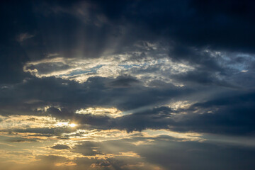 The background of beautiful sky, colorful of sky