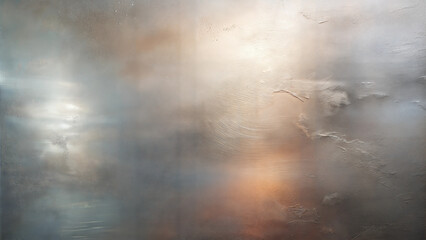 Abstract metallic surface with soft light and textured reflections.