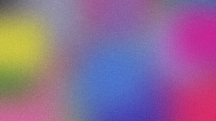 Modern Artwork Featuring Gradient and Grainy Noise Effects, Eye-Catching Poster with Colorful Gradient and Grainy Texture