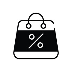 Sale Bag vector icon