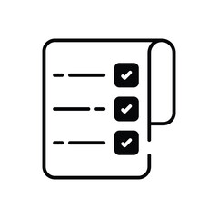 Smart Shopping List vector icon