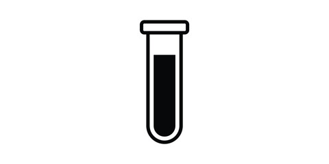 Laboratory beaker icon. Lab flask icon.