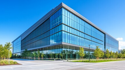 Obraz premium Modern Glass Building.