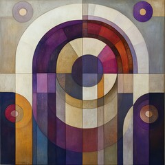 Obraz premium Geometric Abstract Painting