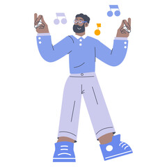 Businessman. Flat Vector Illustration