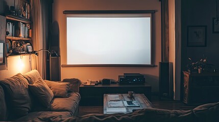 Cozy Home Theater Setup for Movie Nights