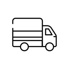 Delivery Truck vector icon