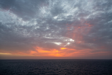 Obraz premium Schöner Sonnenaufgang am Atlantik / Kanarische Inseln