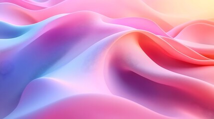 Obraz premium Abstract background with soft, flowing pastel colors creating a dreamy and ethereal atmosphere.