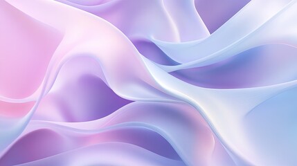 Fototapeta premium Soft Pastel Waves in Gentle Motion