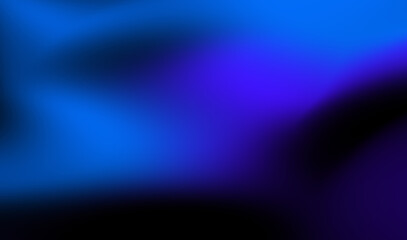 Soft flowing waves in shades of blue and purple create a calming abstract background, suitable for digital designs or artistic projects. Blue and black gradient blur abstract pattern background.