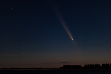 sky with stars & comet © Антон Богданов