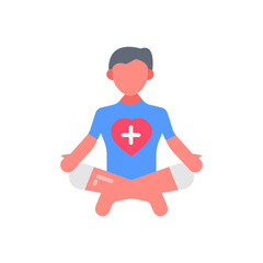 Home Workout Flat Icons, Vector illustration