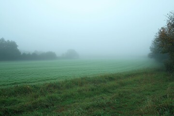 Naklejka premium Fog Background in Nature