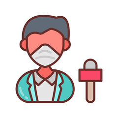 Essential Services Filled Icons , Vector illustration