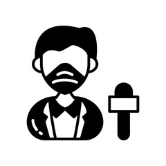 Essential Services Glyph Icon, Vector illustration