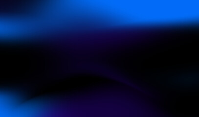 Soft flowing waves in shades of blue and purple create a calming abstract background, suitable for digital designs or artistic projects. Blue and black gradient blur abstract pattern background.