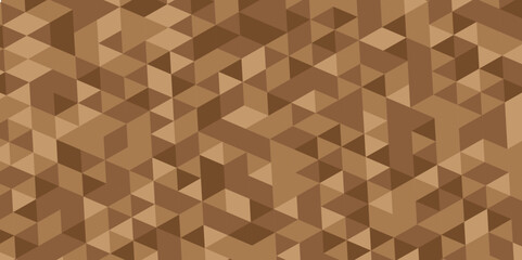 Yellow Abstract Pattern - Triangle and Square pattern in yellow and orange colors. cool geometric background in a new texture style. Abstract geometric brown background seamless mosaic and low polygon